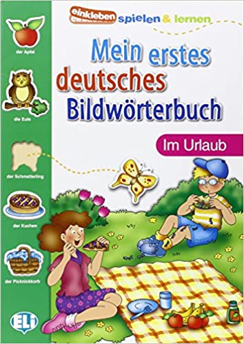 Mein erstes deutsches Bildwörterbuch: Im Urlaub slovník s nálepkami