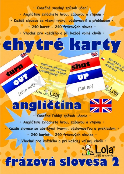 Chytré karty - frázová slovesa v angličtině 2
